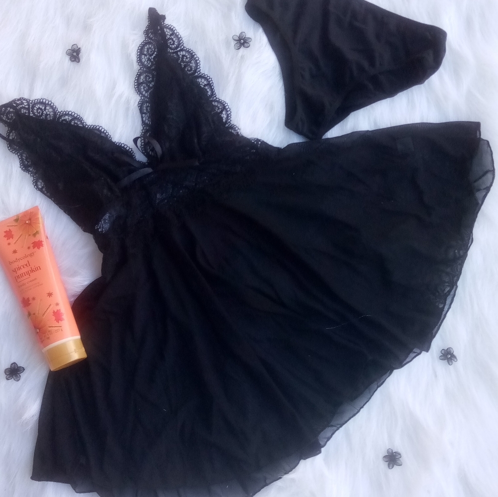 Black lingerie